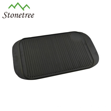 HF205 cast iron reversible griddle pan